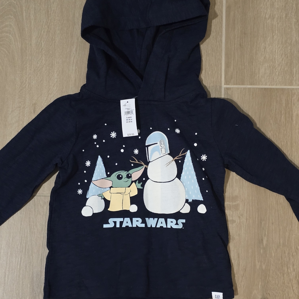GAP Kids Navy Star Wars Hoodie